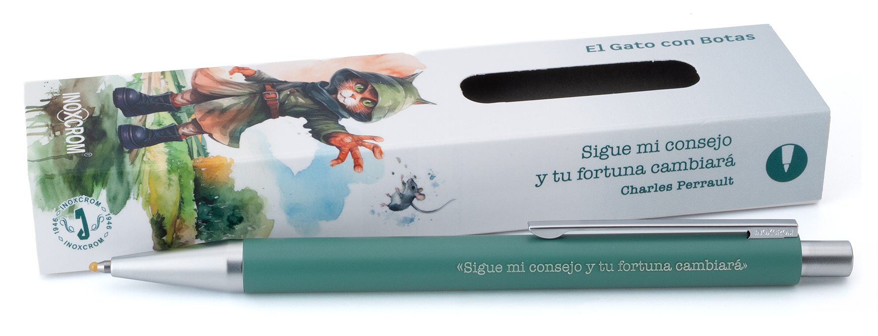 Bolígrafo VERA BOOKS Cuentos Gato con Botas